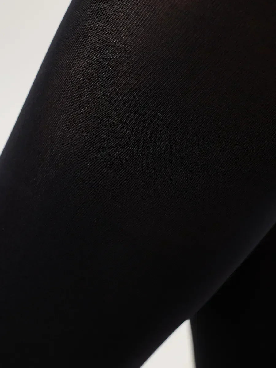 Bas Thermiques Femme Noir / Taille Unique et Extensible