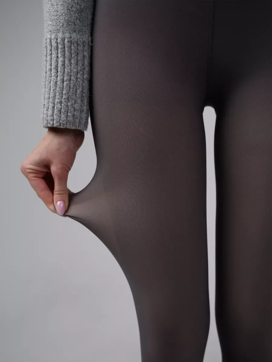 Collant doublé en polaire