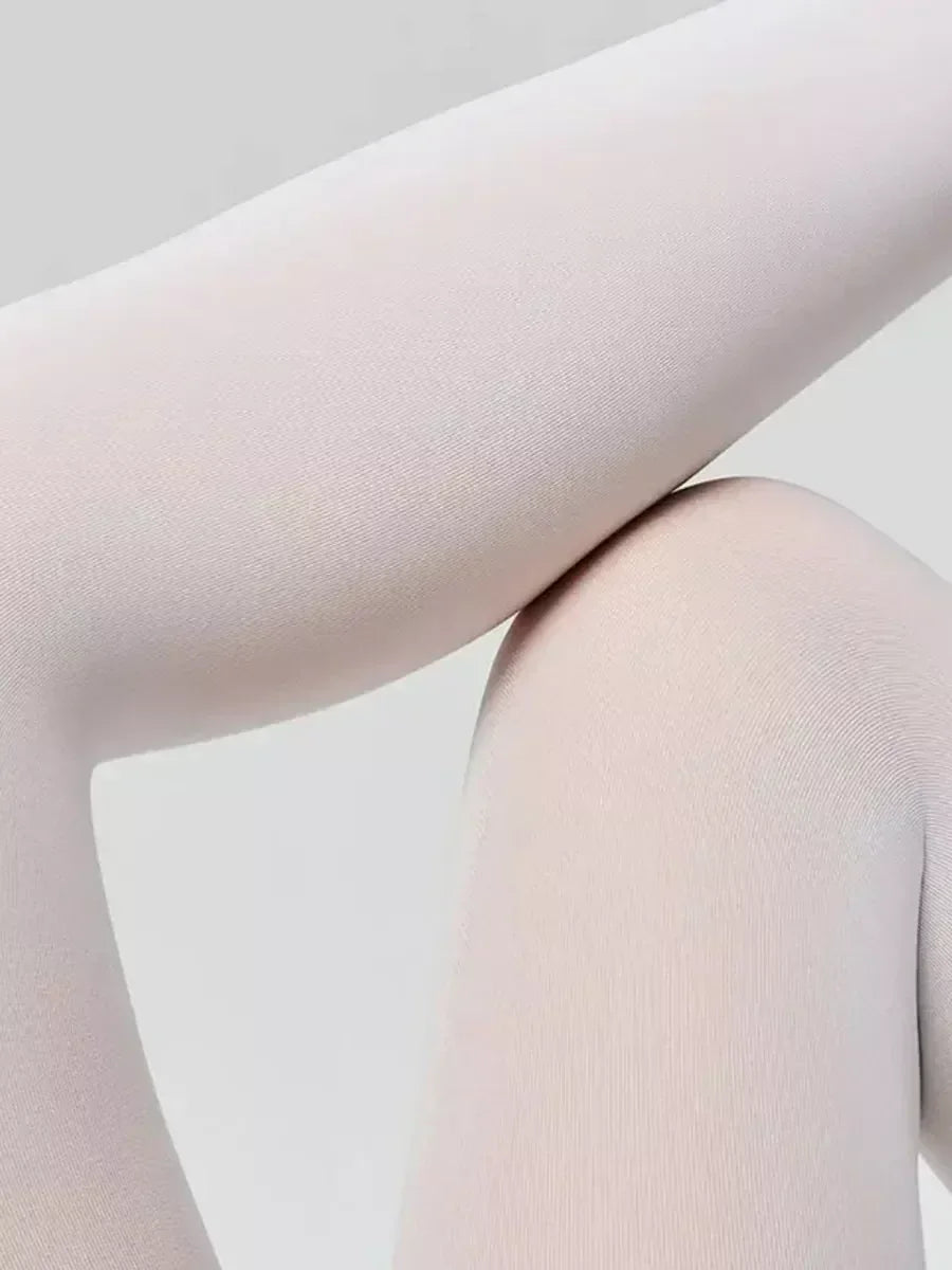 Collant En Laine Blanc Chaud Taille Unique et Extensible / Blanc