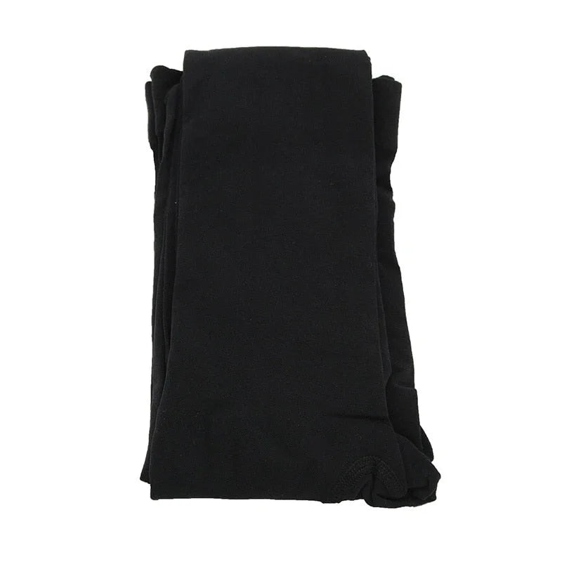 Collant polaire pour fille Noir / Taille Universelle et Extensible
