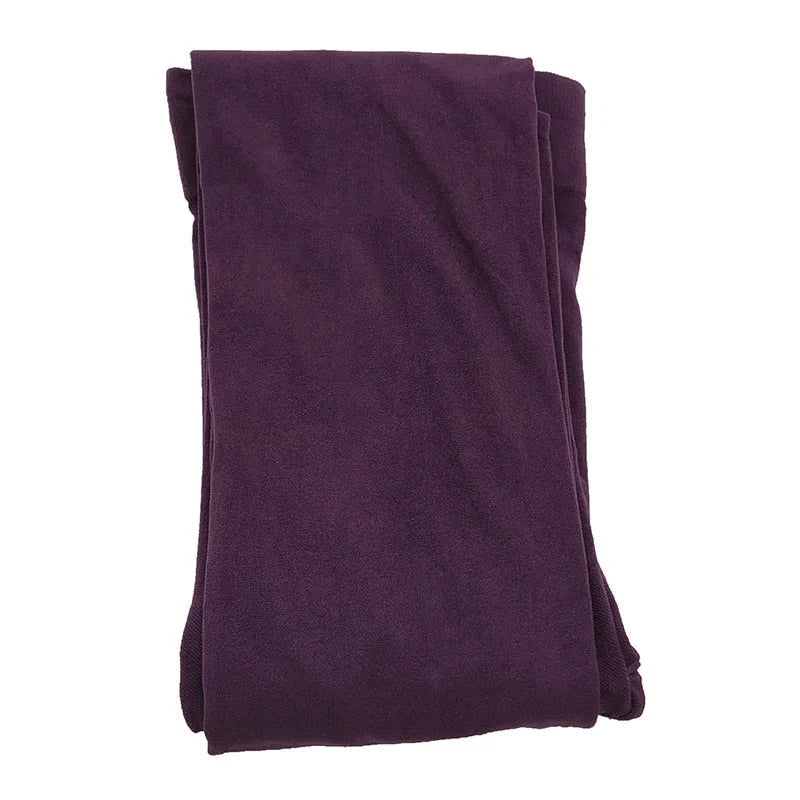Collant polaire pour fille Violet / Taille Universelle et Extensible