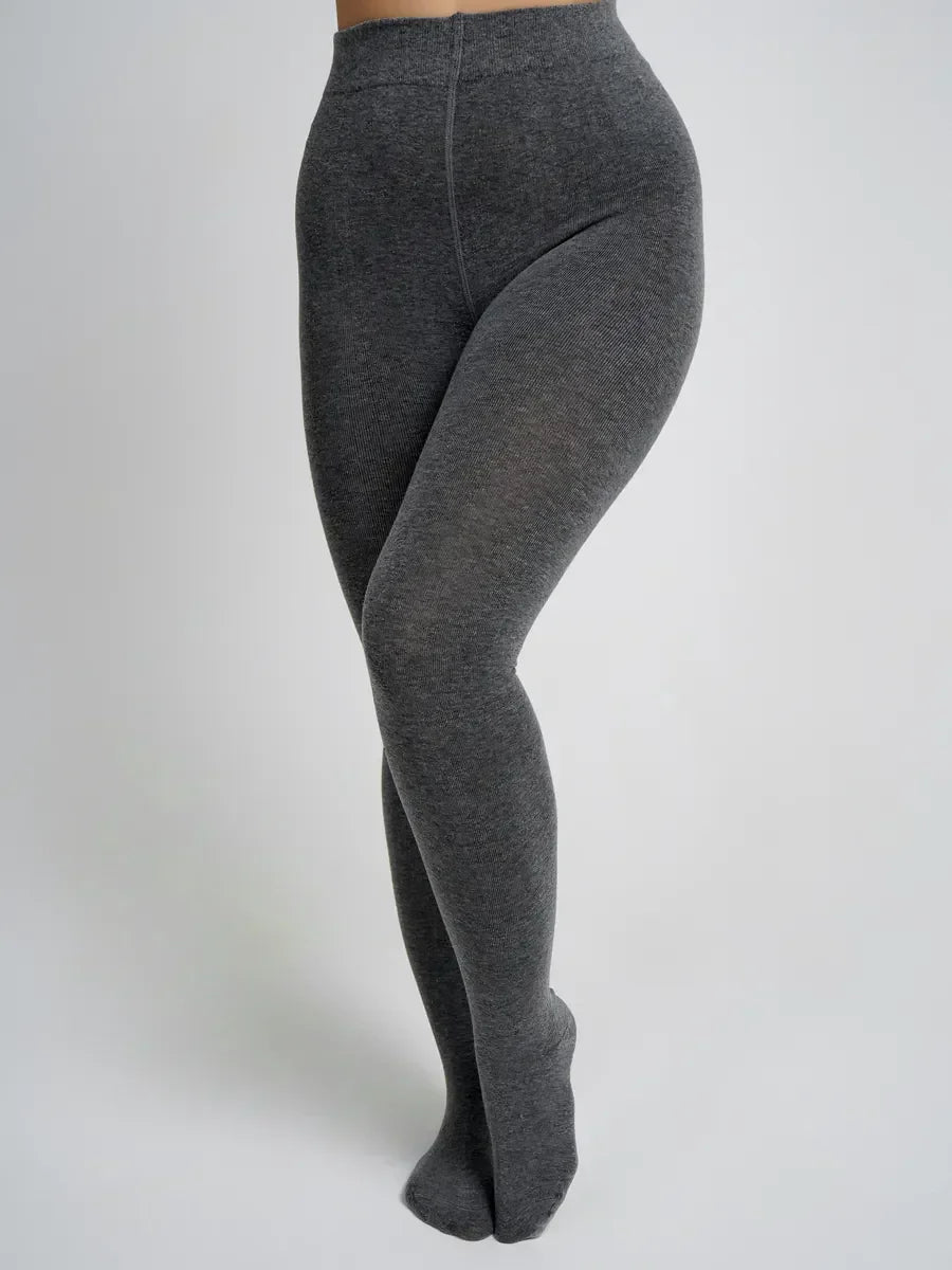 Collant Thermo Polaire Gris / Taille Universelle et extensible